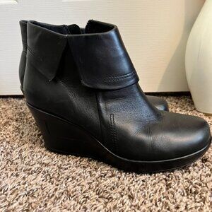 Abeo Ankle Boots Womens Kali Wedge Orthotic Comfort Neutral (Size 9.5)